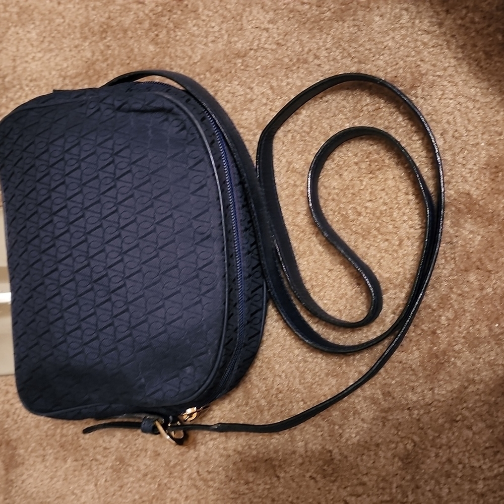 Valentino Garavani Monogram Canvas and Leather Crossbody Bag - Picture 11 of 16